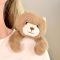 Jucarie de plus pentru relaxare si antistres, magnetic, Histoire d'Ours, Ursulet, Maro, 30 cm