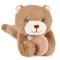 Jucarie de plus pentru relaxare si antistres, magnetic, Histoire d'Ours, Ursulet, Maro, 30 cm