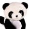 Jucarie de plus pentru relaxare si antistres, magnetic, Histoire d'Ours, Urs Panda, 30 cm