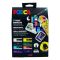 Set markere Posca, UNI PC-5M, 1.8-2.5 MM, cutie de carton si saculet, 8 culori