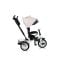 Tricicleta multifunctionala, 4 in 1, roti gonflabile, scaun rotativ, Lorelli Speedy Air, Ivory Black