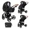 Set carucior, Lorelli, Rimini, 2 in 1, cos landou, Forest Green and Black
