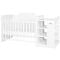 Patut modular multifunctional Lorelli, 5 configurari diferite, 190 x 72 cm, Multi White