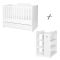 Patut modular multifunctional Lorelli, 5 configurari diferite, 190 x 72 cm, Multi White