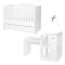 Patut modular multifunctional Lorelli, 5 configurari diferite, 190 x 72 cm, Multi White
