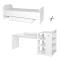 Patut modular multifunctional Lorelli, 5 configurari diferite, 190 x 72 cm, Multi White