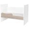 Patut modular multifunctional Lorelli, 5 configurari, diferite 190 x 72 cm, Multi White Coffe