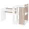 Patut modular multifunctional Lorelli, 5 configurari, diferite 190 x 72 cm, Multi White Coffe