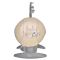 Leagan electric, Lorelli Bella, rotativ, panel muzical, Beige Dots