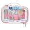 Set de ingrijire bebelusi, Lorelli, 7 produse esentiale, 0 luni+, Blush Pink