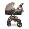Carucior transformabil, Lorelli Alba Premium, set adaptori pentru cosulet auto inclus, Pearl Beige