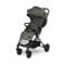 Carucior pentru nou-nascut, Lorelli Ribera, tip troler, dimensiuni compatibile avion, Green Aspen