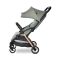 Carucior pentru nou-nascut autofold, Lorelli Loret, ultra-light, pana la 22 kg, Green