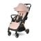 Carucior pentru nou-nascut autofold, Lorelli Loret, ultra-light, pana la 22 kg, Beige