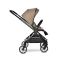 Carucior 3 in 1, Lorelli Reya, maner reversibil, pana la 22 kg, Brown