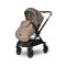 Carucior 3 in 1, Lorelli Reya, maner reversibil, pana la 22 kg, Brown