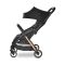 Carucior 2 in 1 autofold, Lorelli Loret, set adaptori inclus, cosulet auto inclus, pana la 22 kg, Black Jasper
