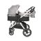 Carucior Lorelli Viola, Cos auto inclus, set adaptori, pana la 22 kg, Opaline Grey