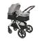 Carucior Lorelli Viola, Cos auto inclus, set adaptori, pana la 22 kg, Opaline Grey