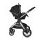 Carucior Lorelli Viola, Cos auto inclus, set adaptori, pana la 22 kg, Opaline Grey