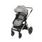 Carucior Lorelli Viola, Cos auto inclus, set adaptori, pana la 22 kg, Opaline Grey