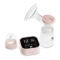 Pompa de san electrica, Lorelli Lea, 4 moduri de operare, functie masaj, 9 niveluri de aspiratie, 180 ml, Pink