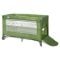 Patut pliabil, Lorelli Carina, 2 nivele, deschidere laterala cu fermoar, prevazut cu roti cu frana, Green Stars