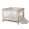 Tarc de joaca, Lorelli Play N Relax, 100 x 100 x 75 cm, deschidere laterala, geanta de transport, Beige Camping