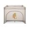 Tarc de joaca, Lorelli Play N Relax, 100 x 100 x 75 cm, deschidere laterala, geanta de transport, Beige Camping