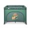Tarc de joaca, Lorelli Play N Relax, 100 x 100 x 75 cm, deschidere laterala, geanta de transport, Green Night