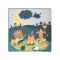 Tarc de joaca, Lorelli Play N Relax, 100 x 100 x 75 cm, deschidere laterala, geanta de transport, Green Night