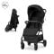 Carucior sport ultrausor, Lorelli Zozu, pliere cu o mana, 5.8 kg, pana la 22 kg, Black