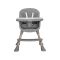 Scaun inalt de masa, Lorelli Vanilla, 3 in 1, de la 6 luni pana la 6 ani (26 kg), Grey