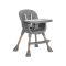 Scaun inalt de masa, Lorelli Vanilla, 3 in 1, de la 6 luni pana la 6 ani (26 kg), Grey