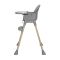 Scaun inalt de masa, Lorelli Vanilla, 3 in 1, de la 6 luni pana la 6 ani (26 kg), Grey