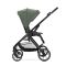 Carucior set 2 in 1, Lorelli Venice, cos landou individual, cadru din aluminiu, sezut reversibil, pana la 22 Kg, Green