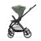 Carucior set 2 in 1, Lorelli Venice, cos landou individual, cadru din aluminiu, sezut reversibil, pana la 22 Kg, Green