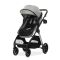 Carucior set 2 in 1, Lorelli Aspen, transformabil, set adaptori cos auto inclus, pana la 22 kg, Grey