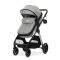 Carucior set 2 in 1, Lorelli Aspen, transformabil, set adaptori cos auto inclus, pana la 22 kg, Grey