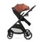 Carucior set 2 in 1, Lorelli Aspen, transformabil, set adaptori cos auto inclus, pana la 22 kg, Picante