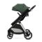 Carucior set 2 in 1, Lorelli Aspen, transformabil, set adaptori cos auto inclus, pana la 22 kg, Green