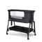 Patut Co Sleeper, Lorelli Millie, inaltime reglabila 7 pozitii, sistem antireflux, plasa de tantari, saltea inclusa, Black