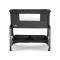 Patut Co Sleeper, Lorelli Millie, inaltime reglabila 7 pozitii, sistem antireflux, plasa de tantari, saltea inclusa, Black