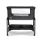 Patut Co Sleeper, Lorelli Millie, inaltime reglabila 7 pozitii, sistem antireflux, plasa de tantari, saltea inclusa, Black