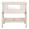 Patut Co Sleeper, Lorelli Millie, inaltime reglabila 7 pozitii, sistem antireflux, plasa de tantari, saltea inclusa, Beige