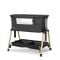 Patut Co sleeper copii, Lorelli Layla, 2 in 1, cu latura pliabila, reglabil pe inaltime, sistem anti-reflux, Black