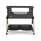Patut Co sleeper copii, Lorelli Layla, 2 in 1, cu latura pliabila, reglabil pe inaltime, sistem anti-reflux, Black
