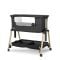 Patut Co sleeper copii, Lorelli Layla, 2 in 1, cu latura pliabila, reglabil pe inaltime, sistem anti-reflux, Black