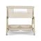 Patut Co sleeper copii, Lorelli Layla, 2 in 1, cu latura pliabila, reglabil pe inaltime, sistem anti-reflux, Beige