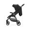 Carucior pentru nou-nascut, Lorelli Noir, sistem de pliere cu o singura mana, pana la 22 kg, Black 
